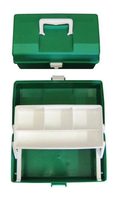 First Aid Kit Green 1 Tray
