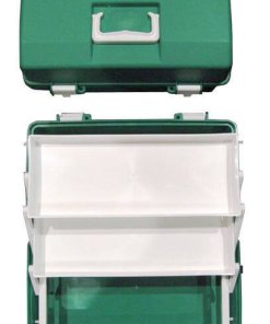 First Aid Kit Green 2 Tray