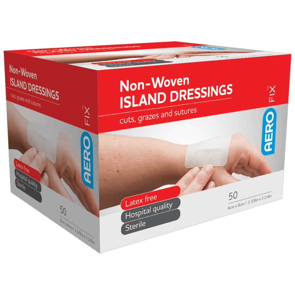 Dressing Island 6 x 8cm (Box of 50)