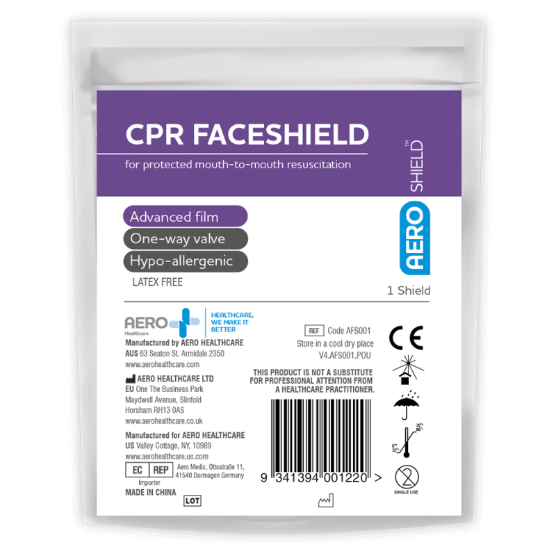 CPR Face Shield Box 50 First Aid Kits and Supplies for Home and