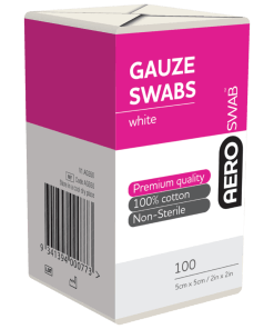 Gauze Swabs 5cm x 5cm Packet 100