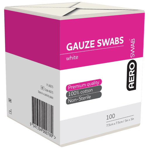 Gauze Swabs 7.5cm x 7.5cm Packet 100