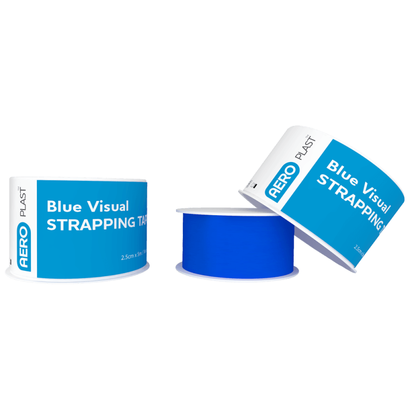Blue Strapping Tape First Aid Kits and Supplies for Home and Office Use