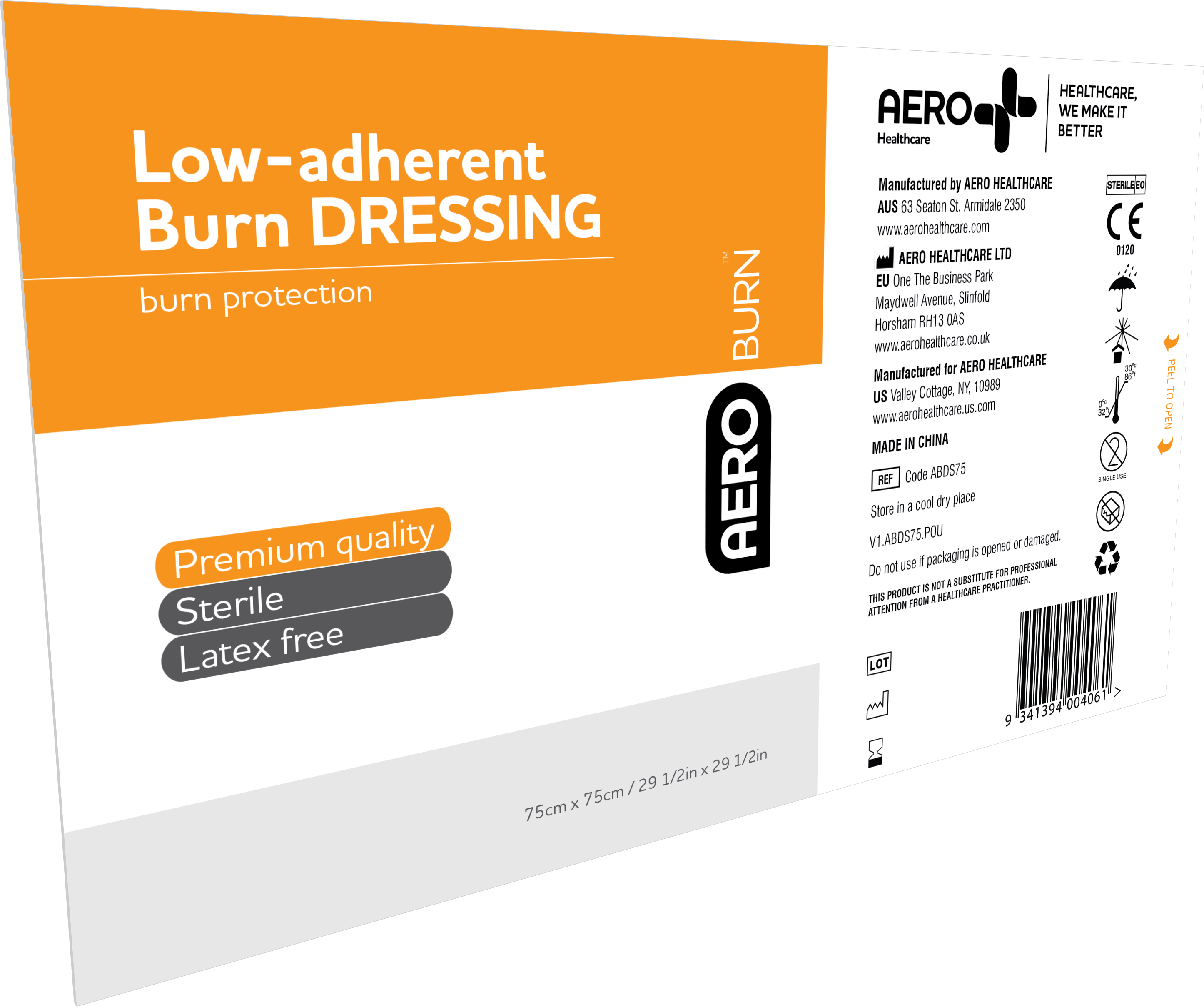 Burn Sheet 75cm x 75cm